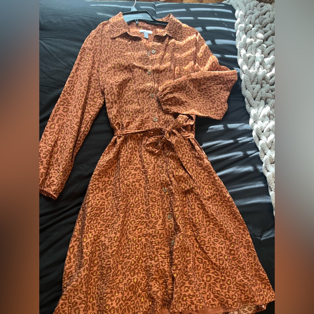Women's Nine West Midi Shirt Dress